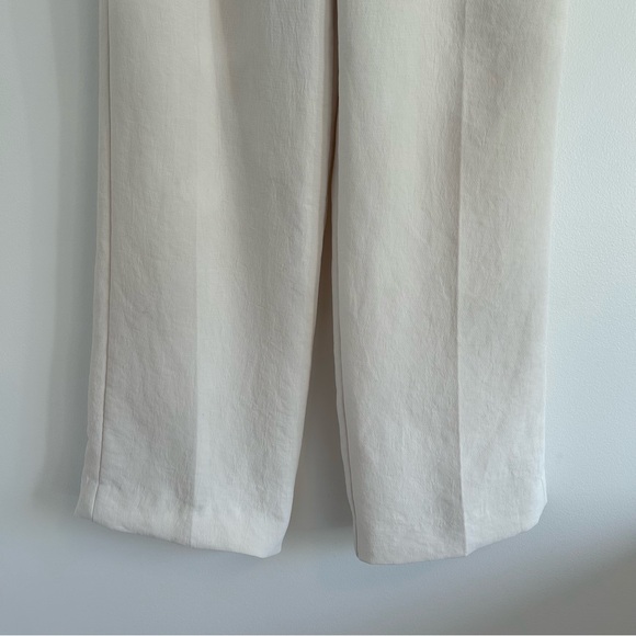 (SOLD) WILFRED x ARITZIA Effortless Pants Cropped Size 00 Light Birch - Picture 4 of 12